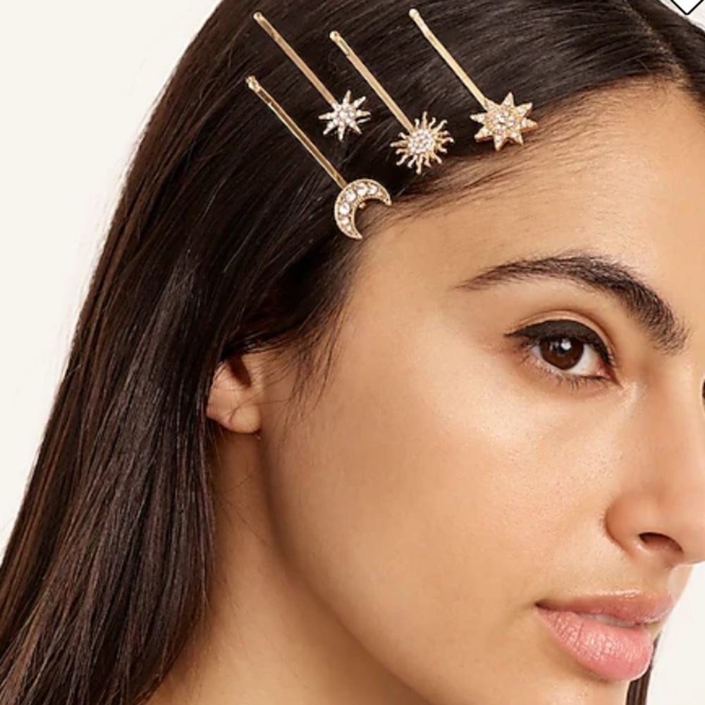 J. Crew Celestial Bobby Pin Pack. Set of 4. - Picture 9 of 10